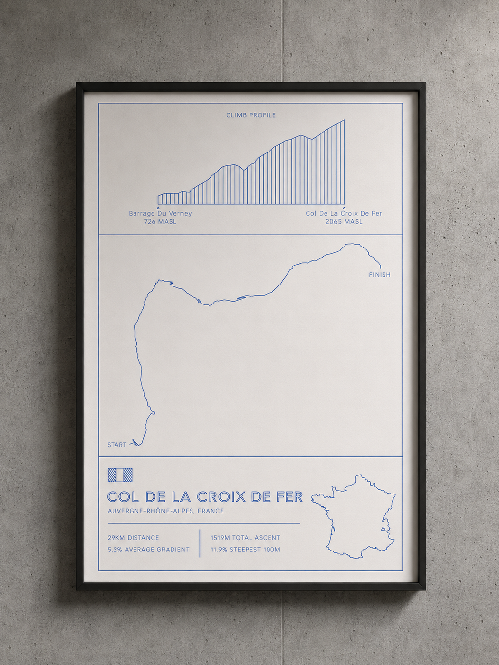 Col De La Croix De Fer Bike Climb
