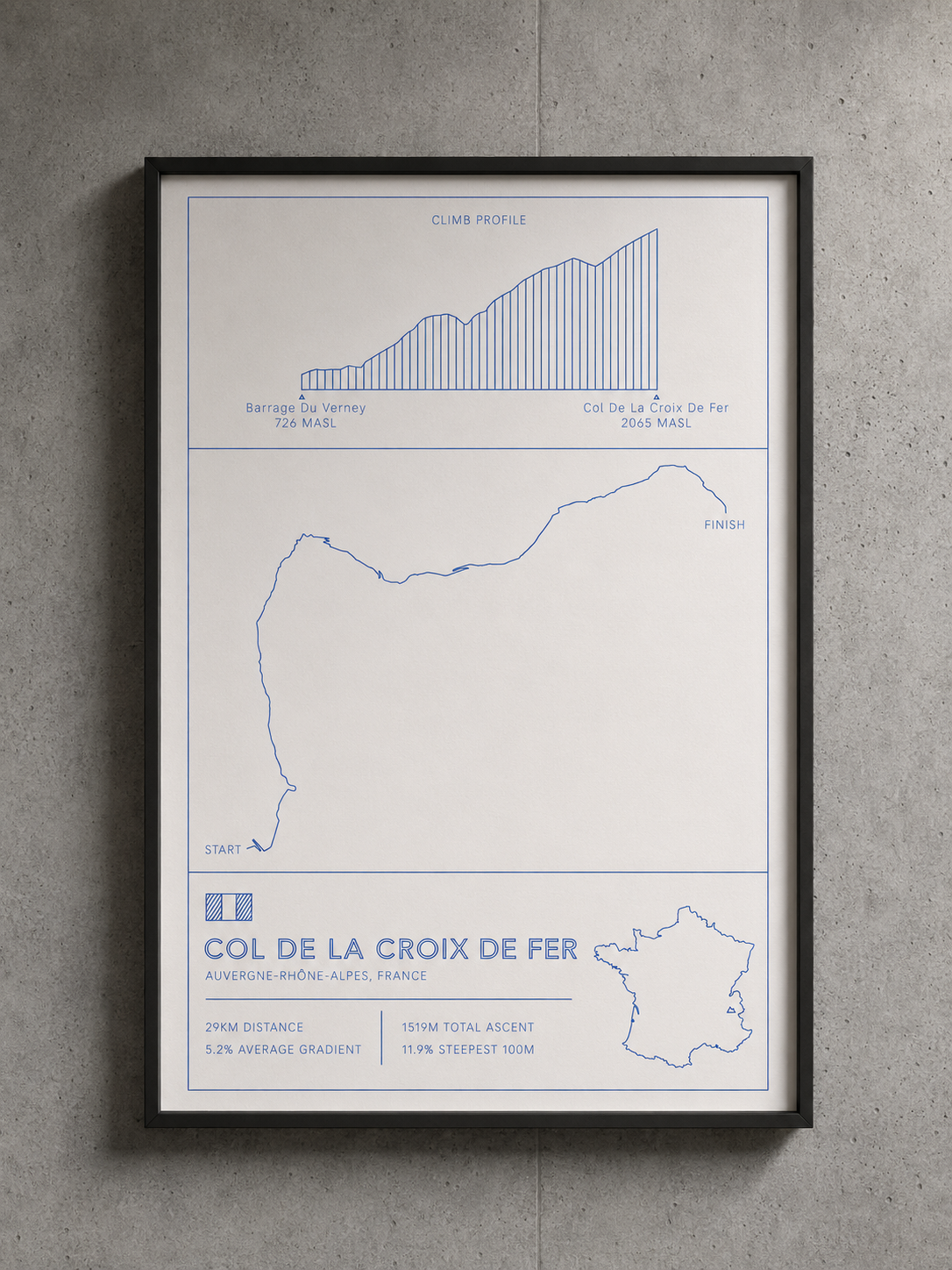Col De La Croix De Fer Bike Climb