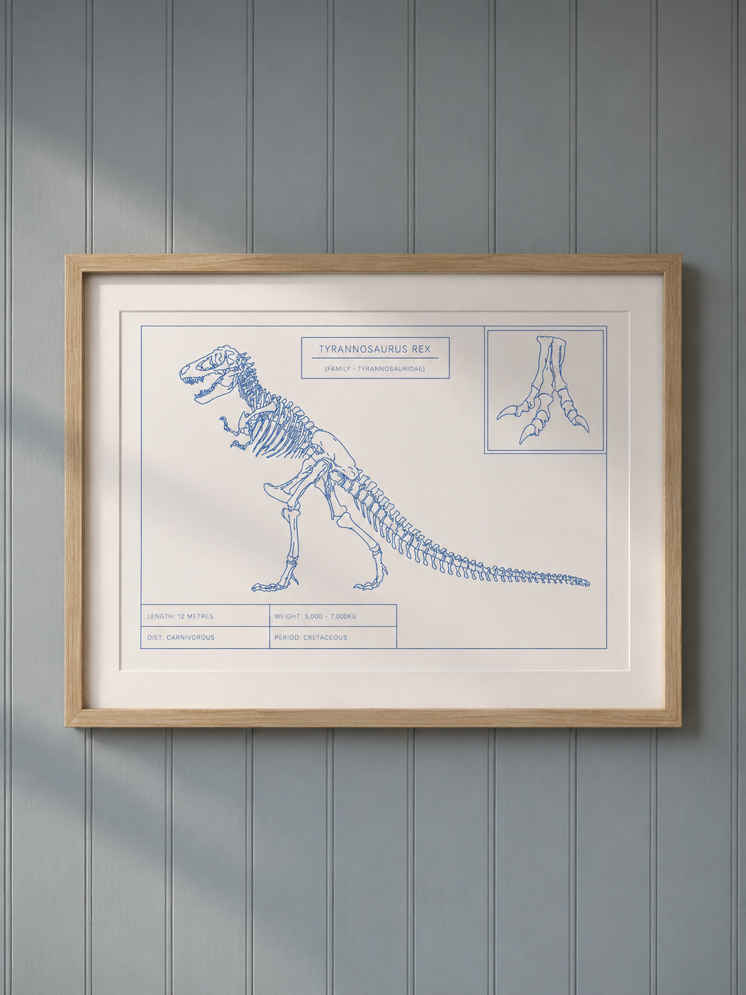 Tyrannosaurus Rex | Dinosaur Wall Art