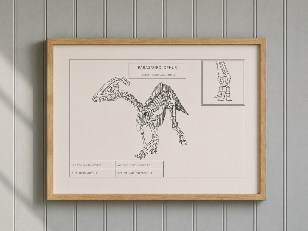 Parasaurolophus | Dinosaur Wall Art