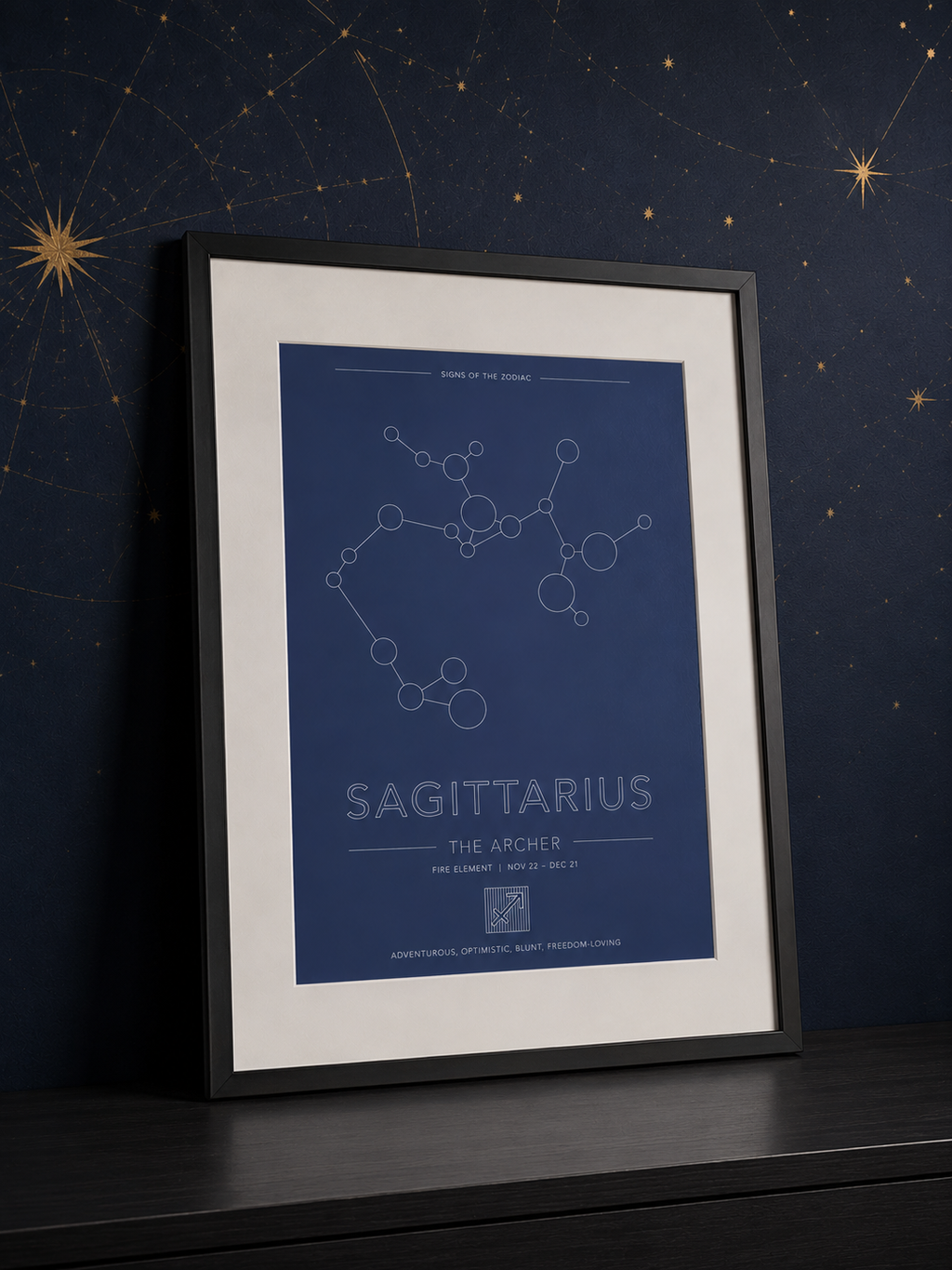 Sagittarius Constellation - Astrology Art