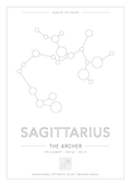 Sagittarius Constellation - Astrology Art