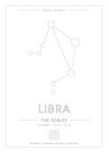 Libra Zodiac Constellation - Astrology Art