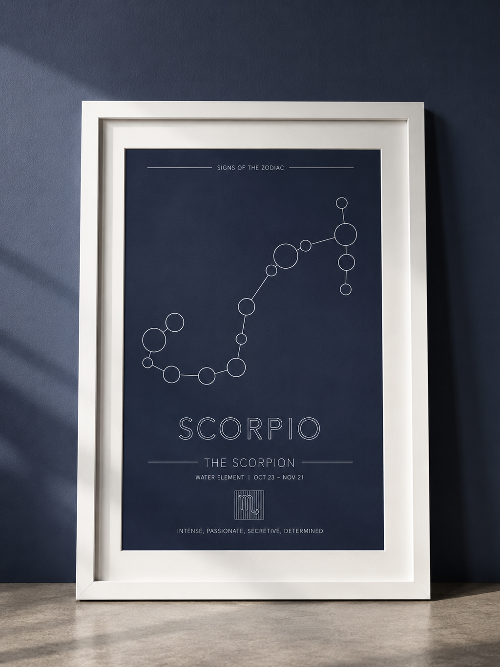 Scorpio Zodiac Constellation - Astrology Art