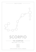 Scorpio Zodiac Constellation - Astrology Art