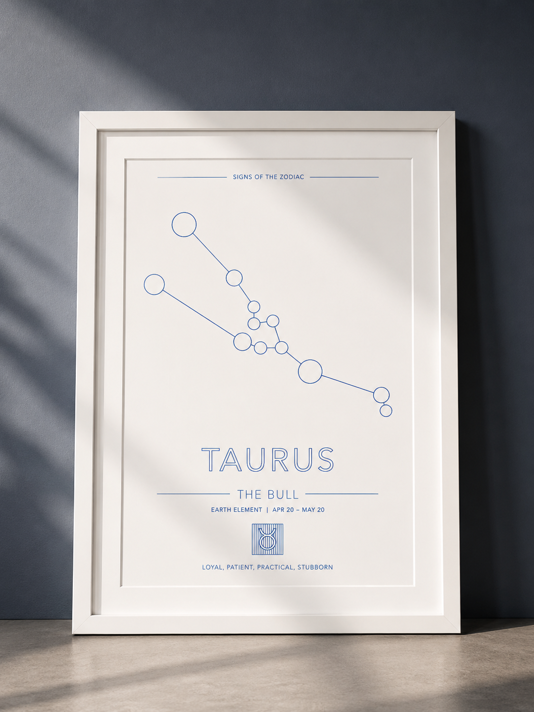 Taurus Zodiac Constellation - Astrology Art