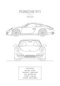 Porsche 911 - Car Art