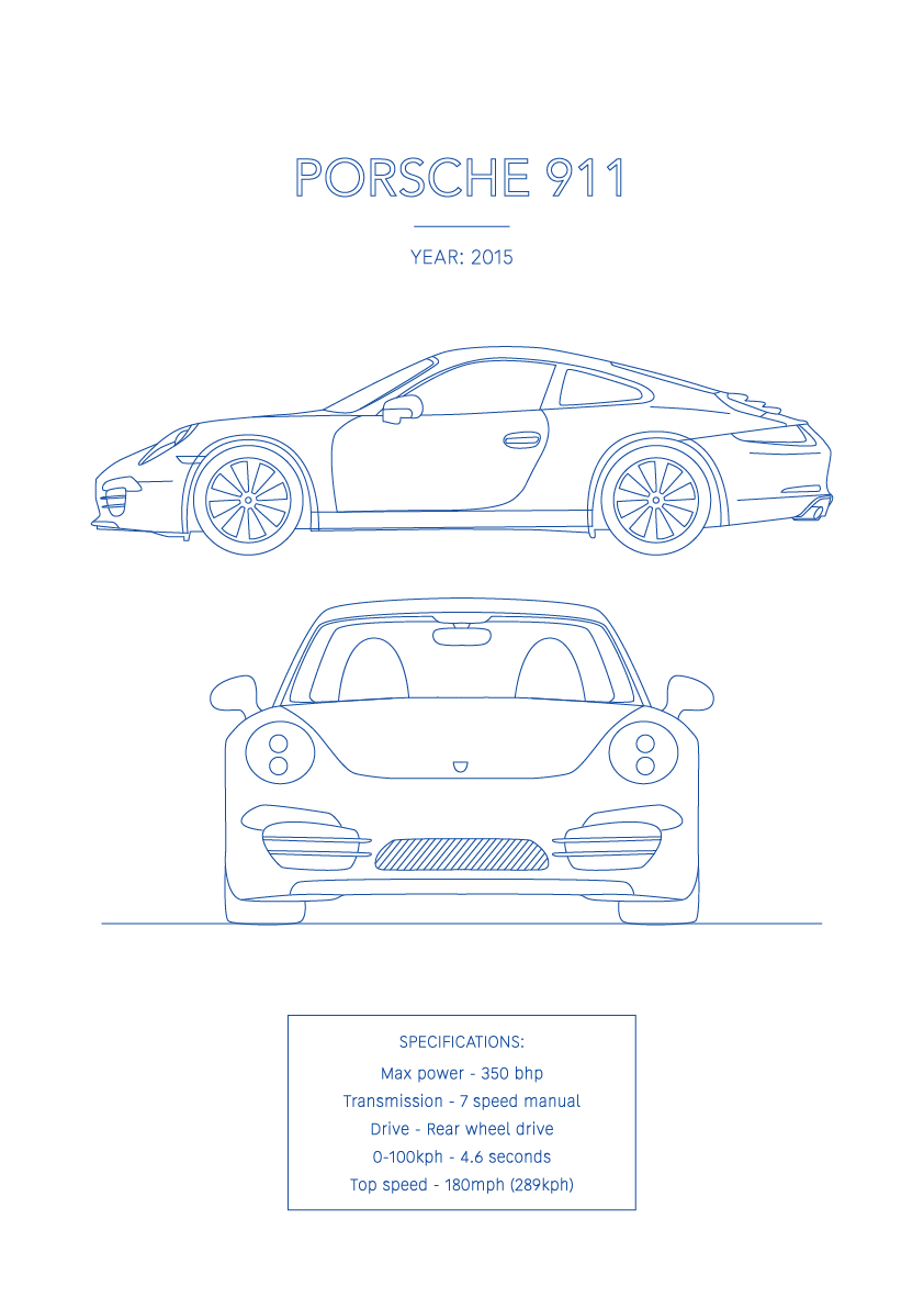 Porsche 911 - Car Art