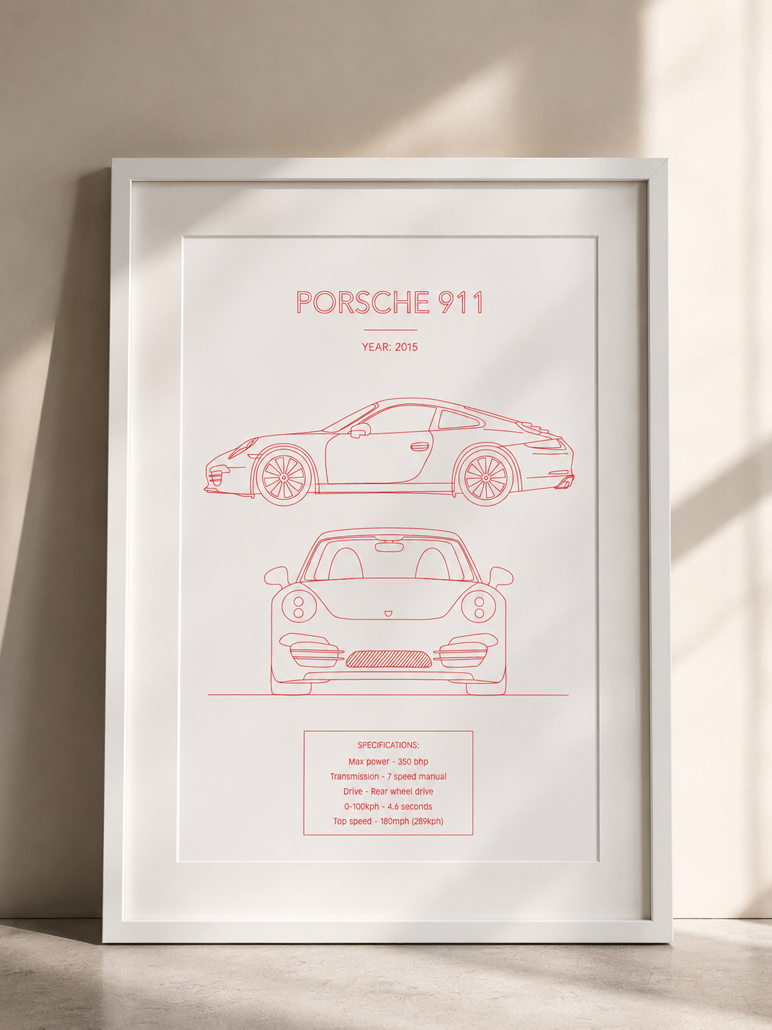 Porsche 911 - Car Art