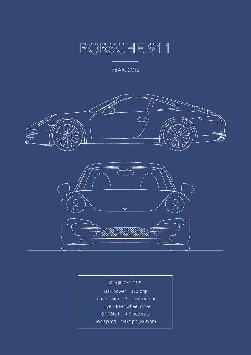 Porsche 911 - Car Art