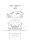 Ford Fiesta ST - Car Art