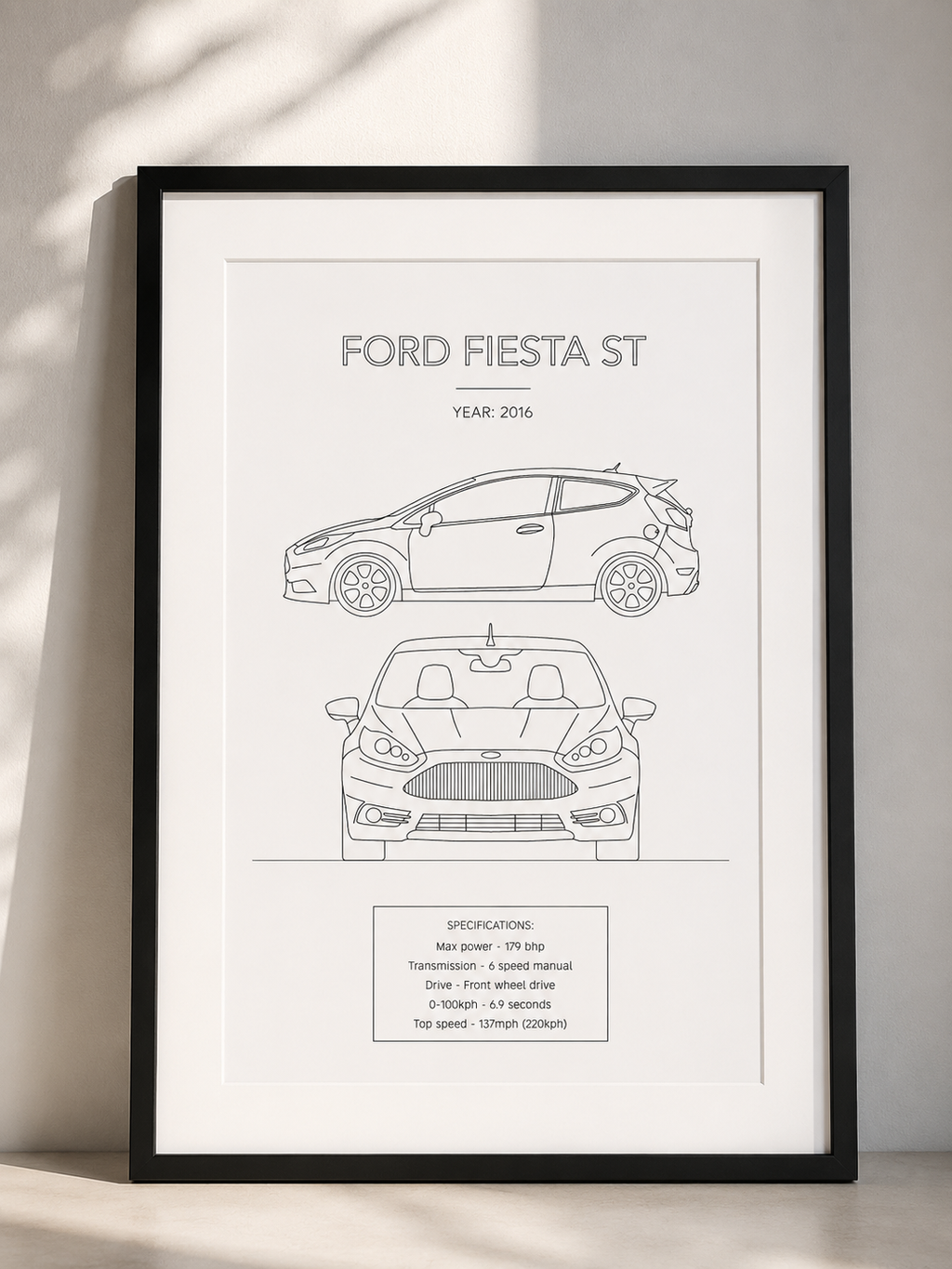 Ford Fiesta ST - Car Art