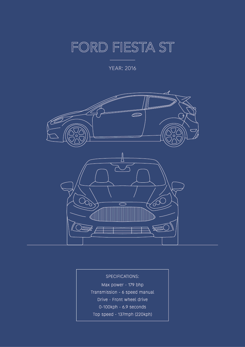 Ford Fiesta ST - Car Art