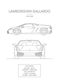 Lamborghini Gallardo - Car Art