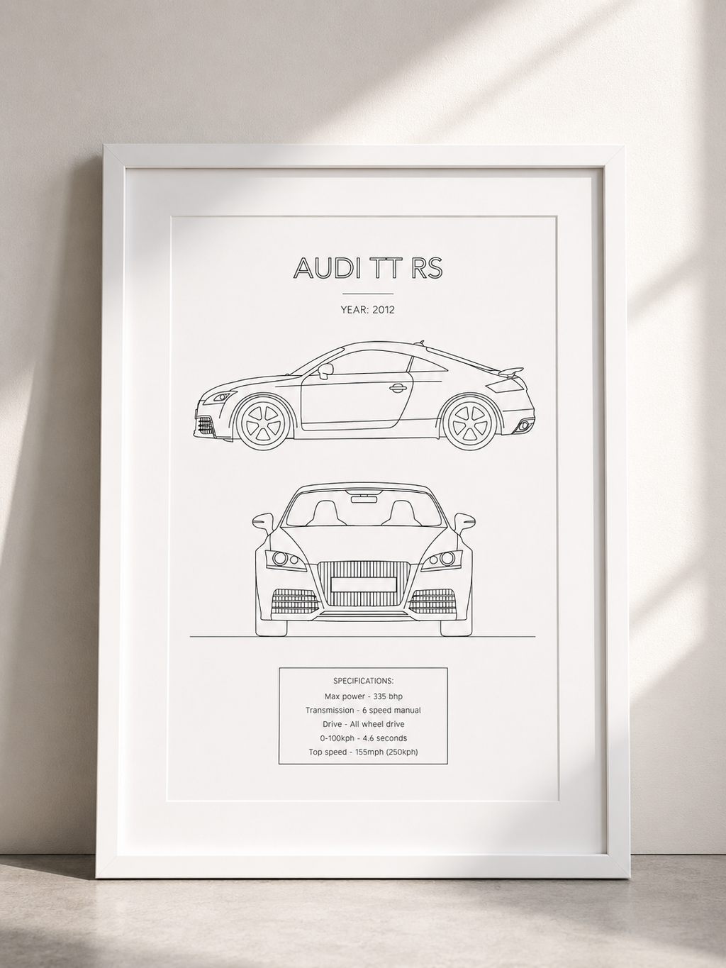 Audi TT RS - Car Art