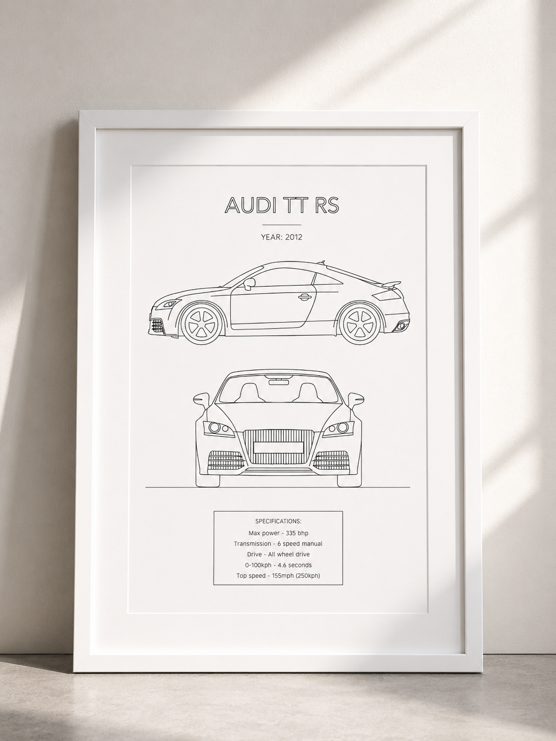 Audi TT RS - Car Art