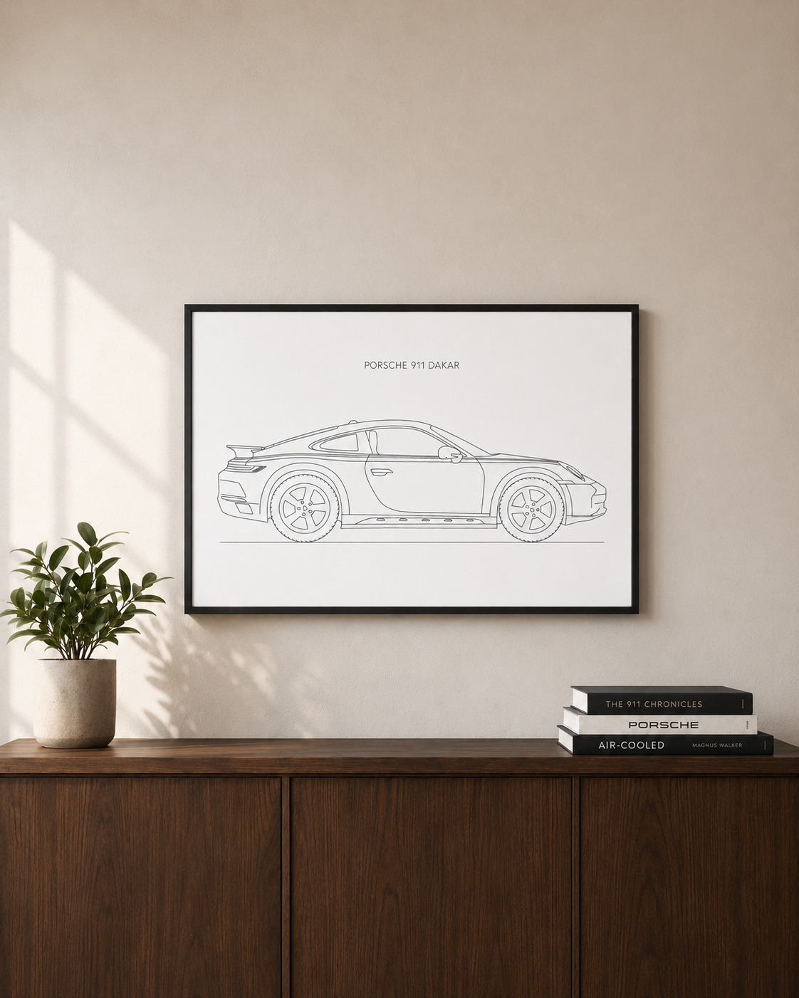 Porsche 911 Dakar - Car Art