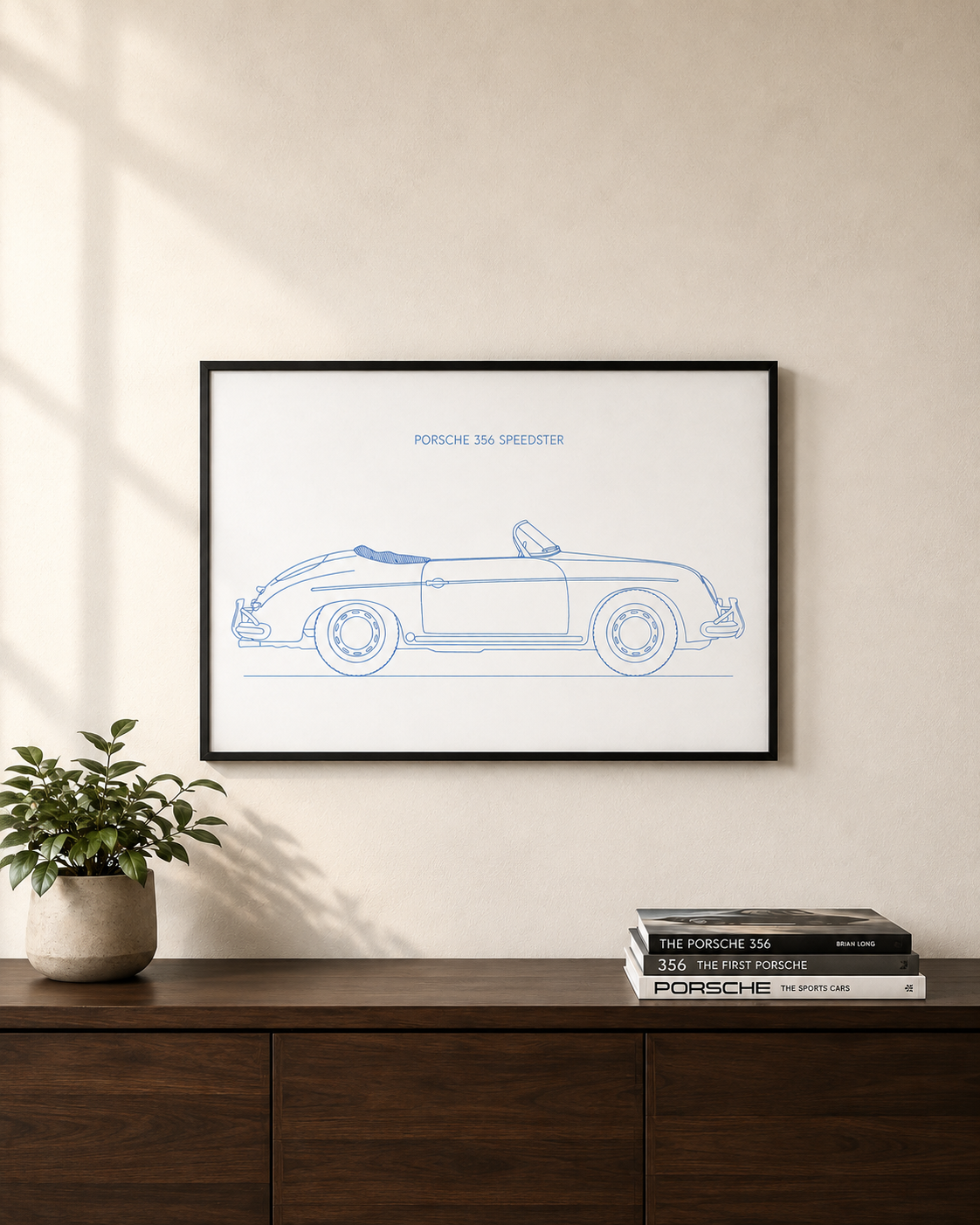 Porsche 356 Speedster - Car Art