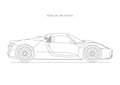 Porsche 918 Spyder - Car Art
