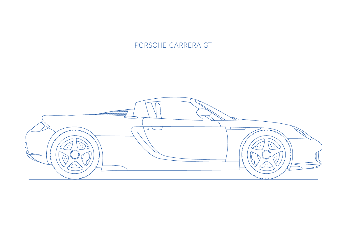 Porsche Carrera GT - Car Art