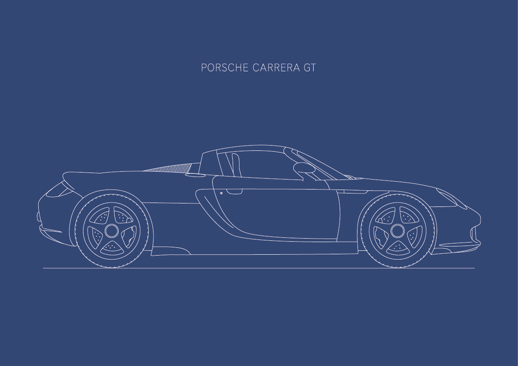 Porsche Carrera GT - Car Art