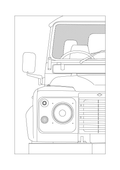 Land Rover Defender 2 - Car Art