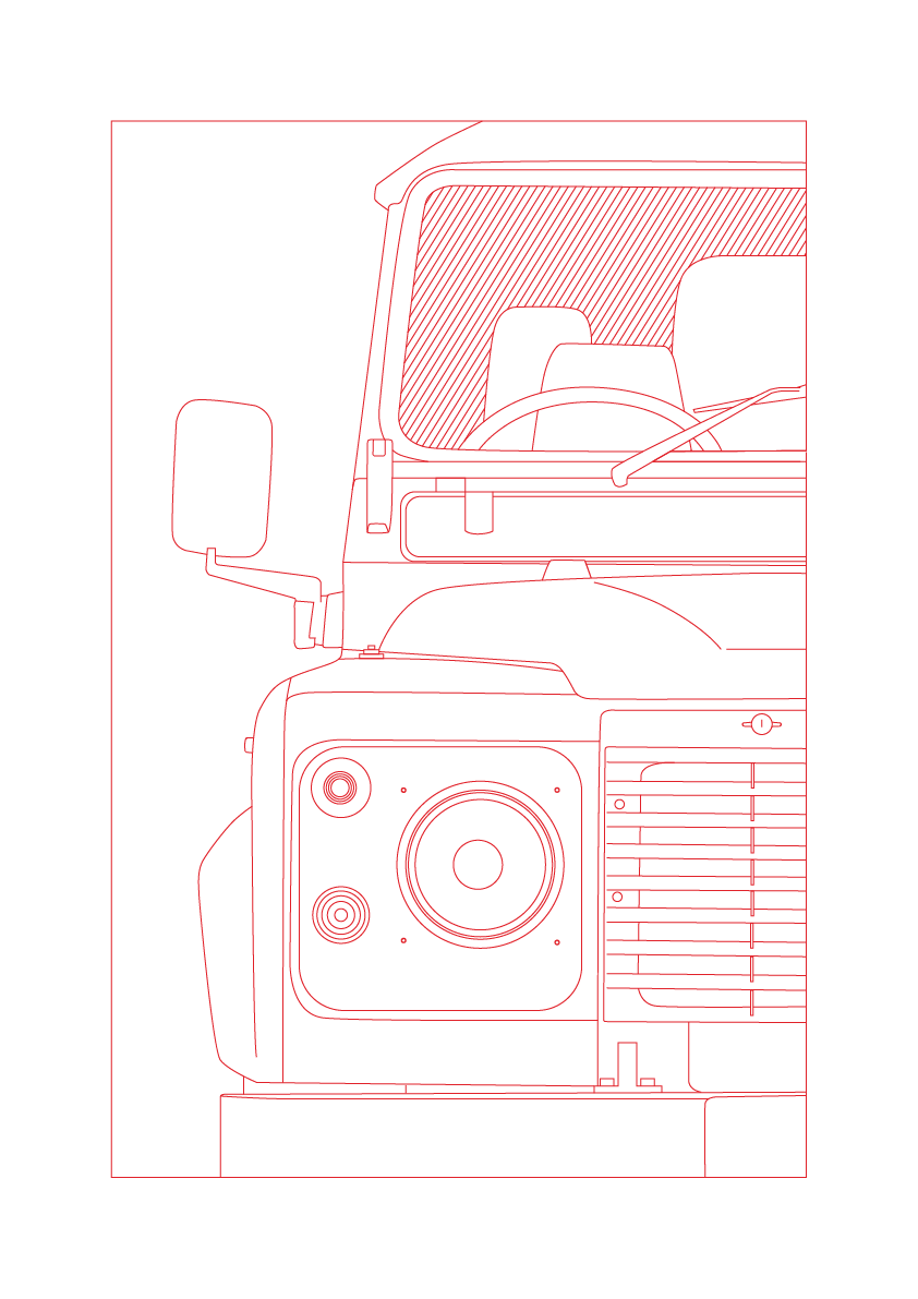 Land Rover Defender 2 - Car Art