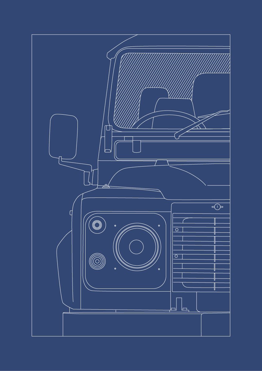 Land Rover Defender 2 - Car Art