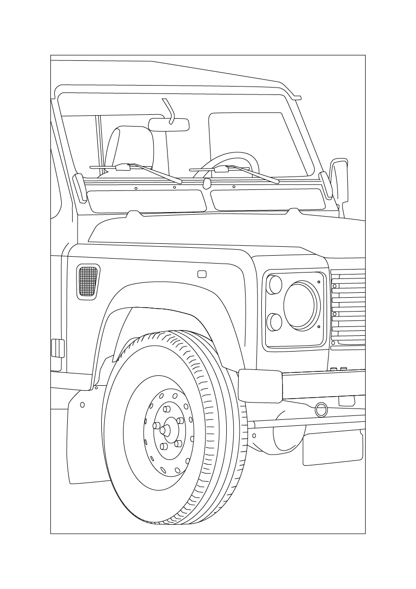 Land Rover Defender 3 - Car Art