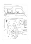 Land Rover Defender 3 - Car Art