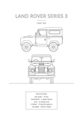 Land Rover Series 3 - Car Art