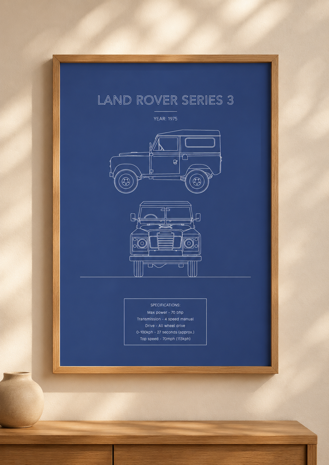 Land Rover Series 3 - Car Art