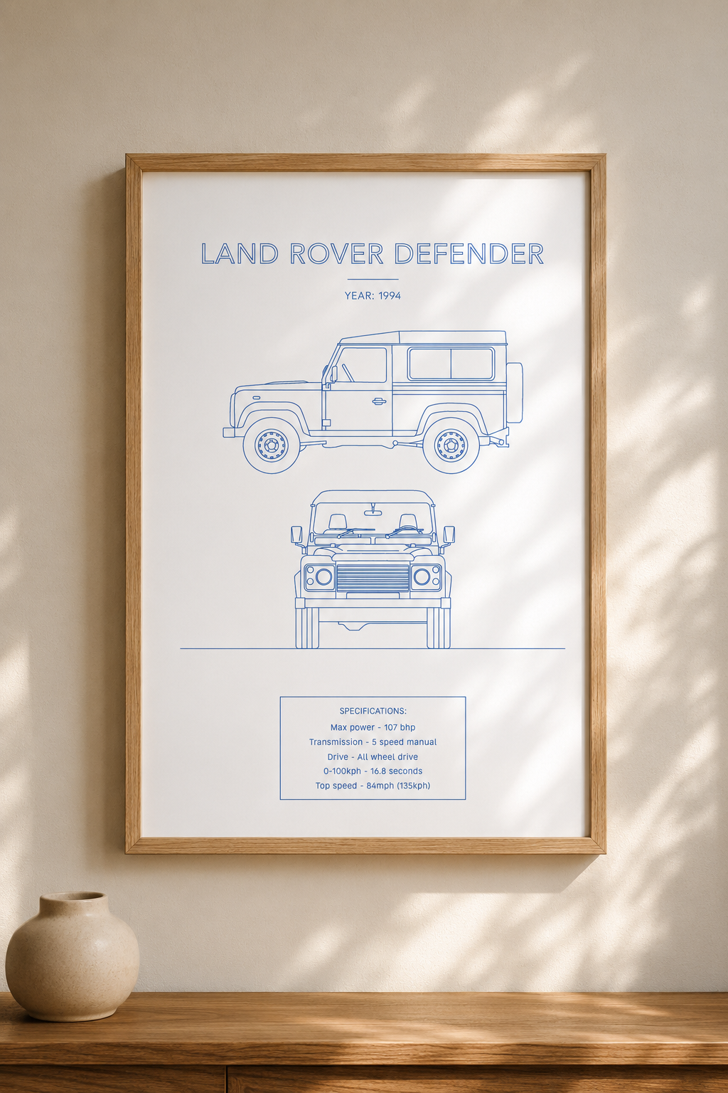 Land Rover Defender 90 - Car Art