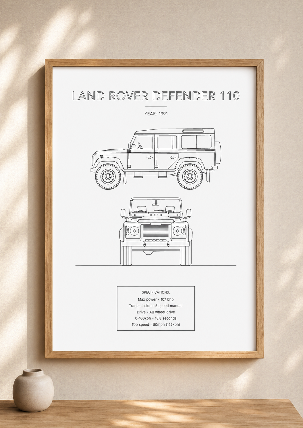 Land Rover Defender 110 - Car Art