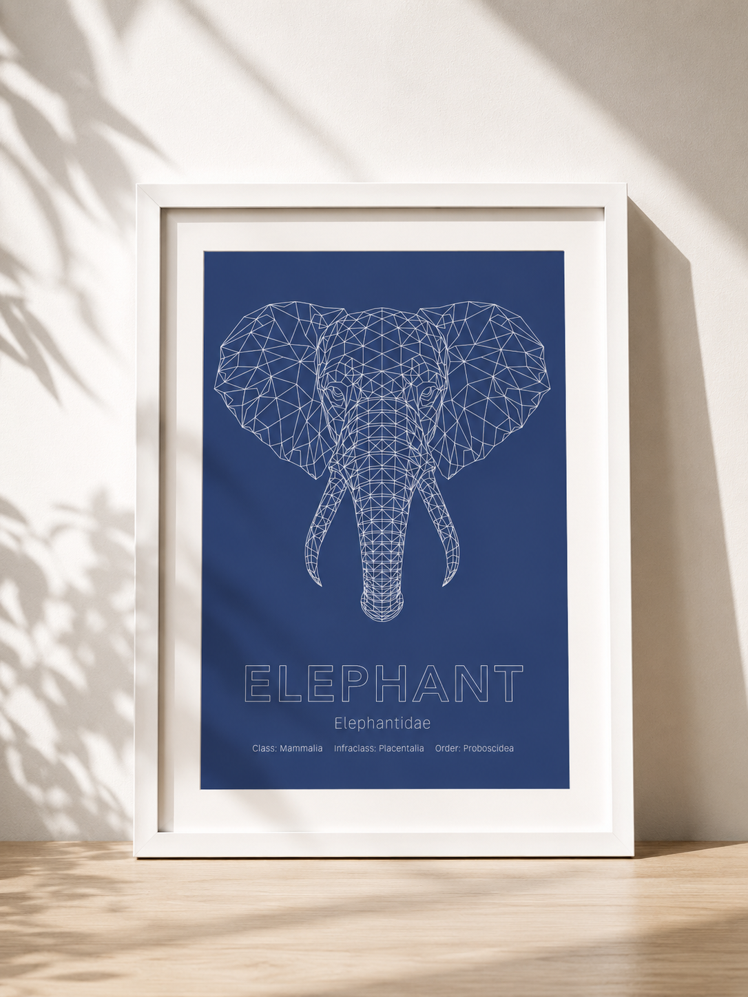 Elephant Wall Art | Geometric Animals