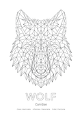 Wolf Wall Art | Geometric Animals