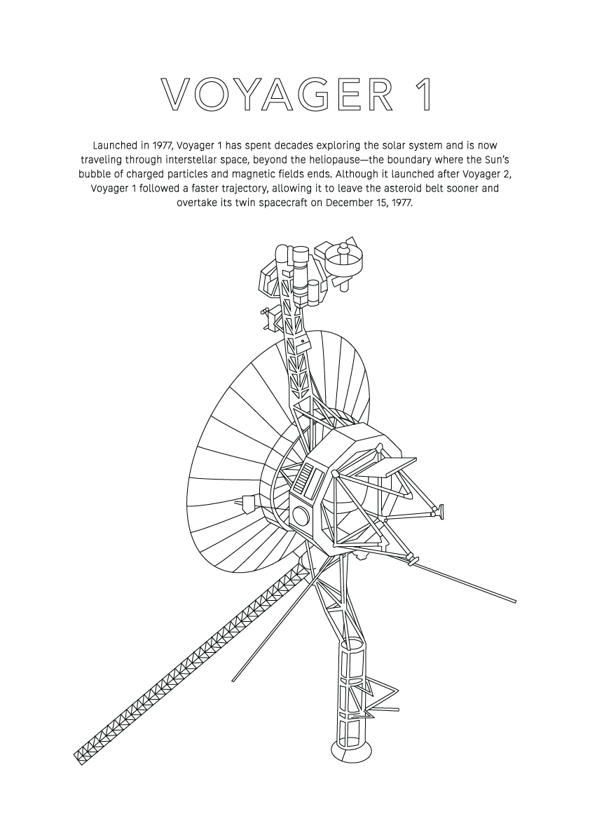 Voyager 1 - Space Art