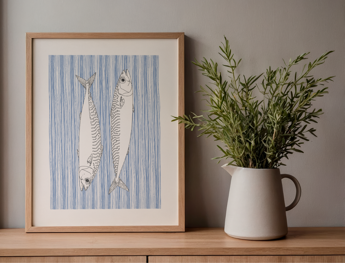 Mackerel Wall Art | Sea Creatures