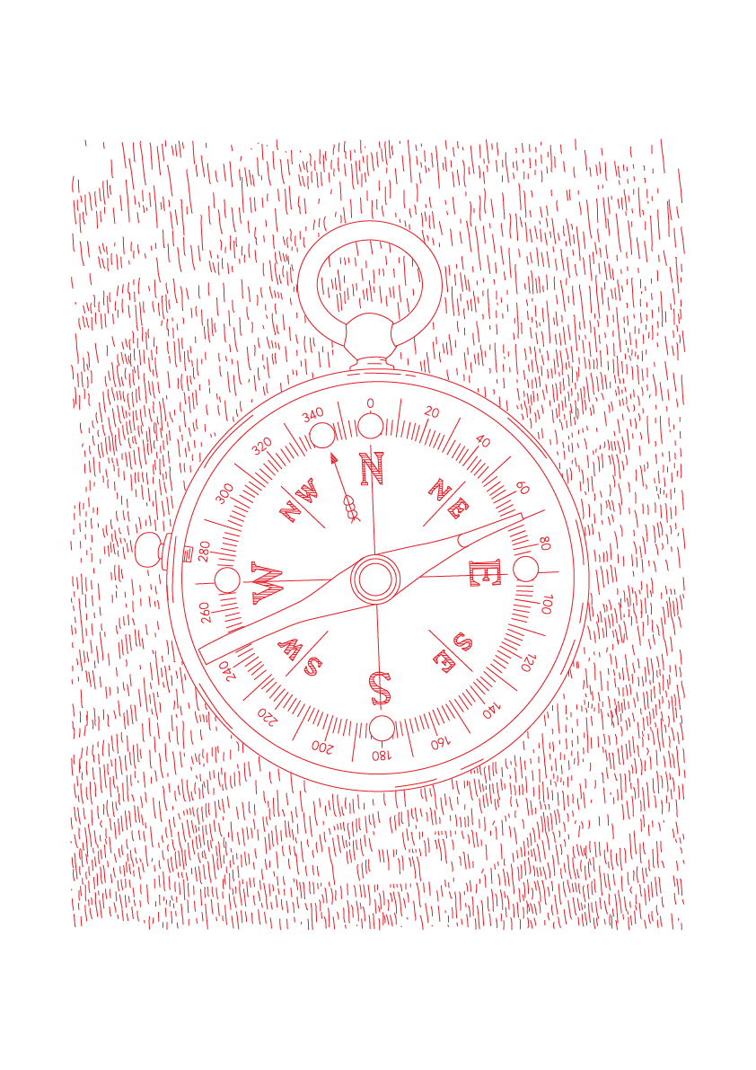 Compass - The Great Outdoors Art