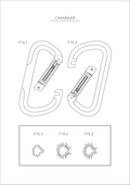 Carabiner Design - The Great Outdoors Art