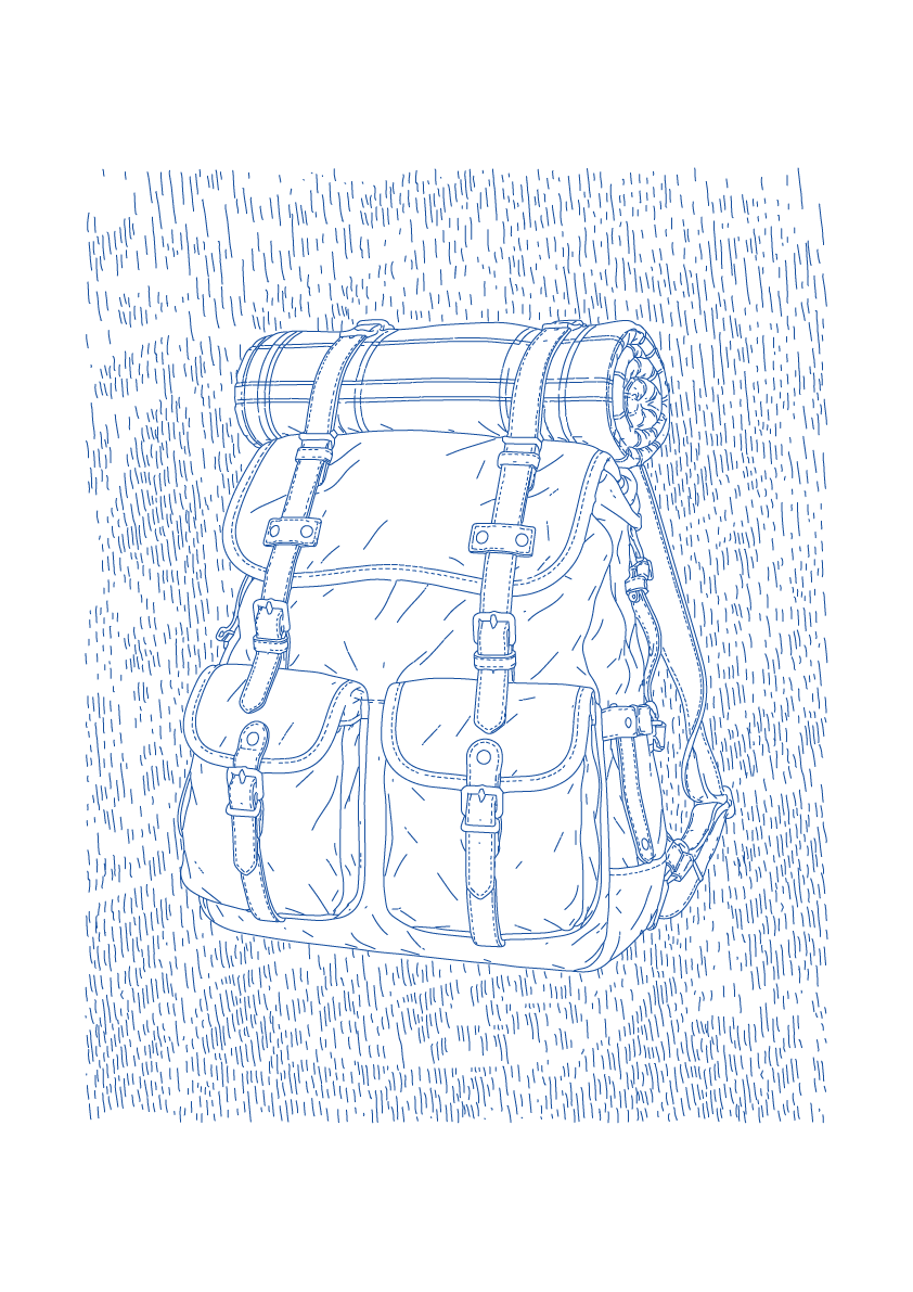 Rucksack - The Great Outdoors Art