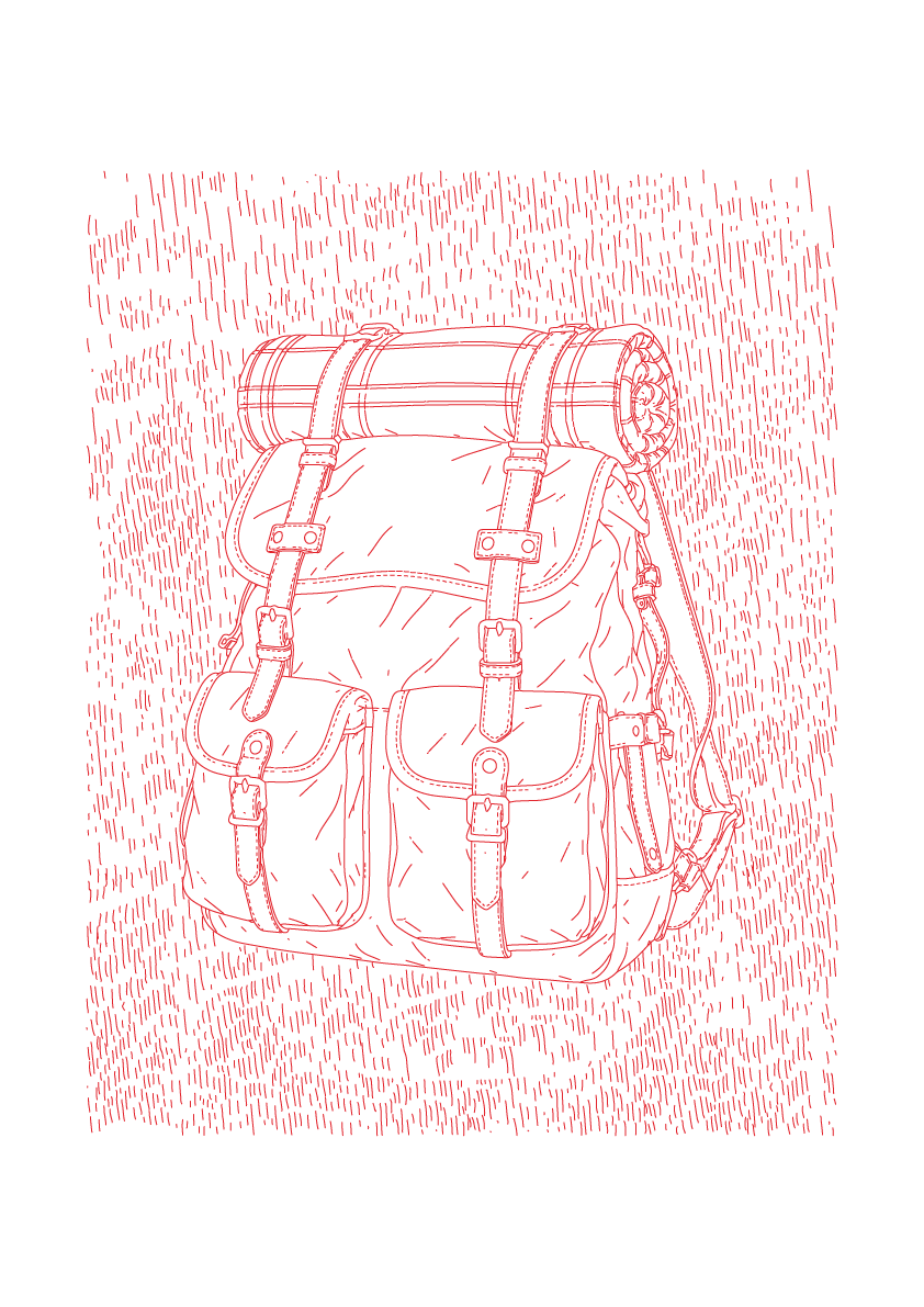 Rucksack - The Great Outdoors Art