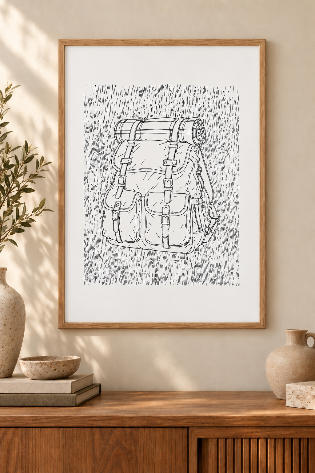 Rucksack - The Great Outdoors Art