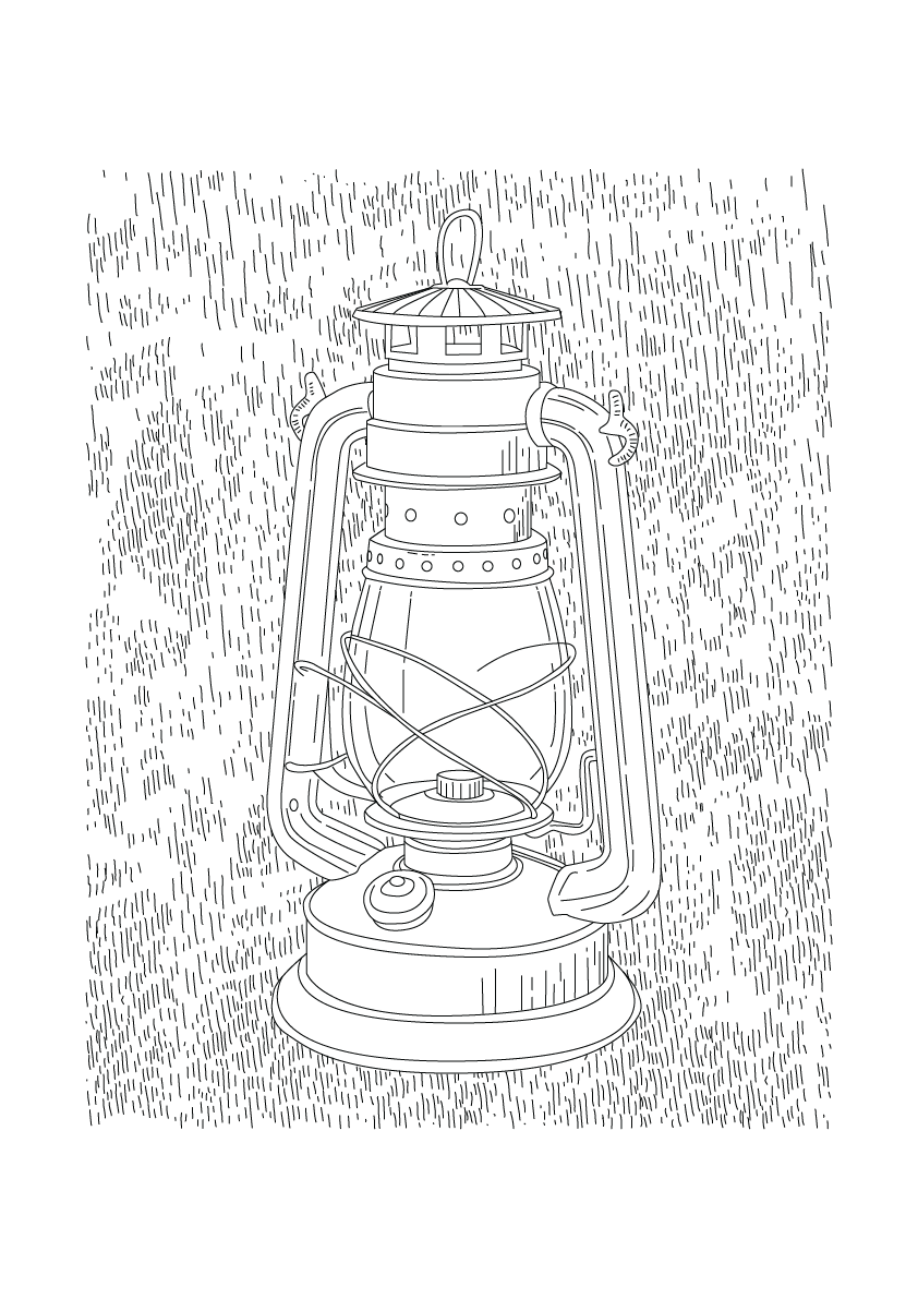 Lantern - The Great Outdoors Art