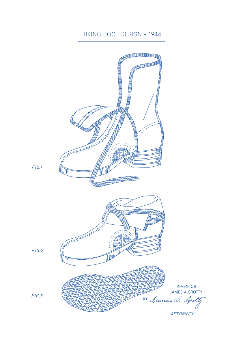 Hiking Boot Design - The Great Outdoors Art