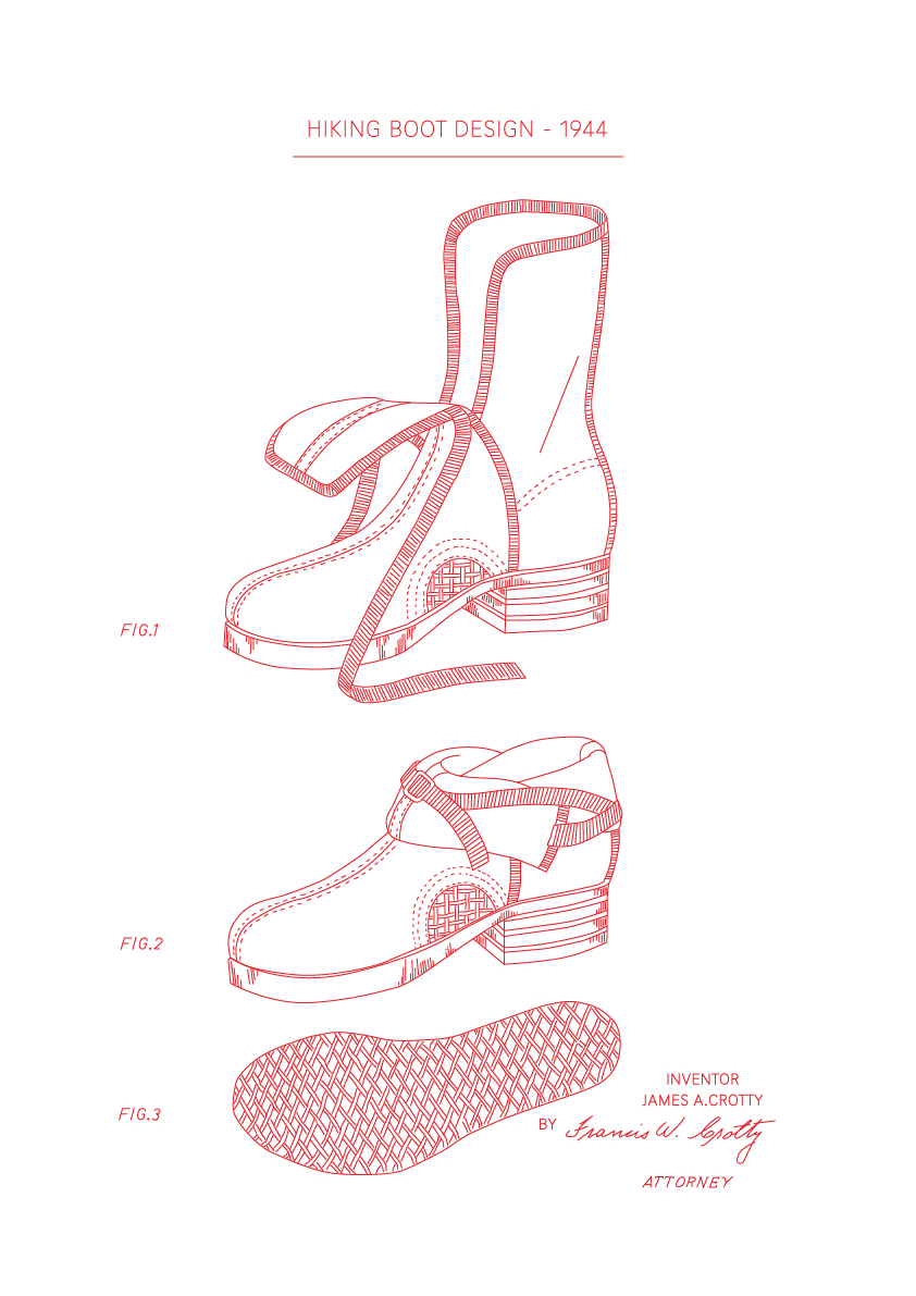 Hiking Boot Design - The Great Outdoors Art