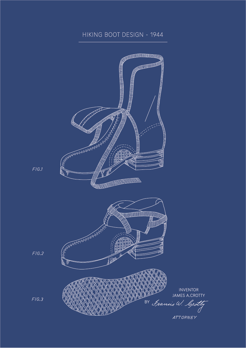 Hiking Boot Design - The Great Outdoors Art