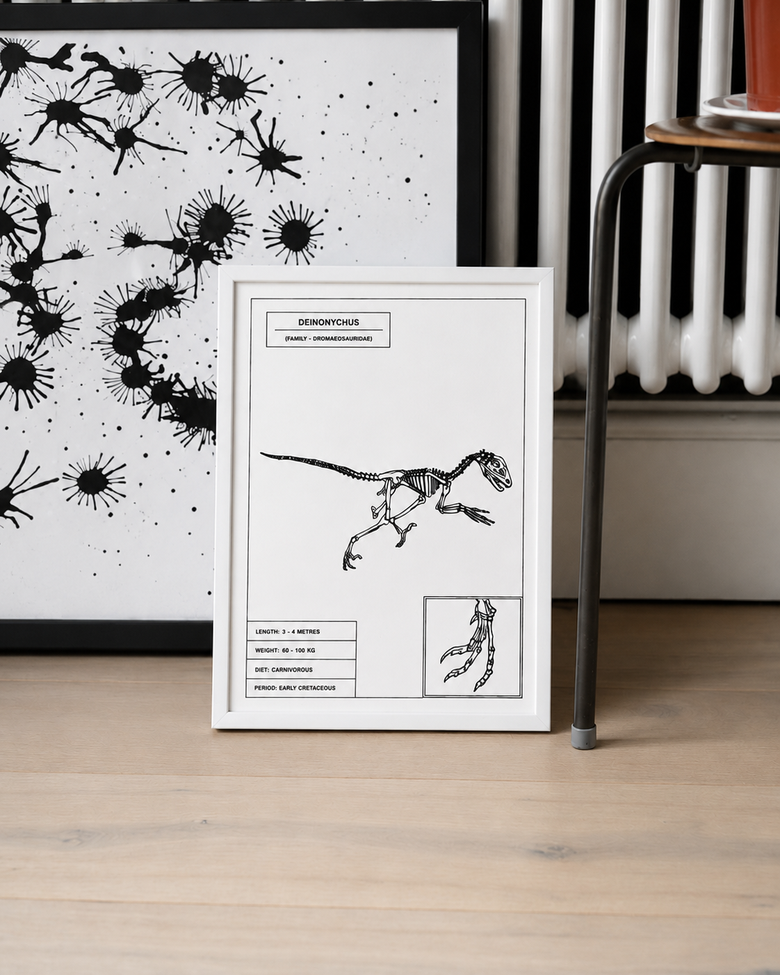 Deinonychus | Dinosaur Wall Art