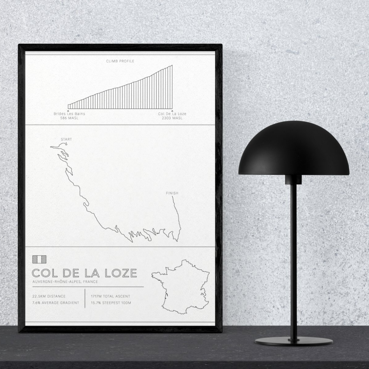 Col De La Loze Bike Climb